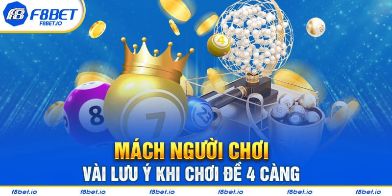 Bí Kíp Bắt Đề 4 Càng Chính Xác Tại F8BET - f8bet - CLYVO.BLOG
